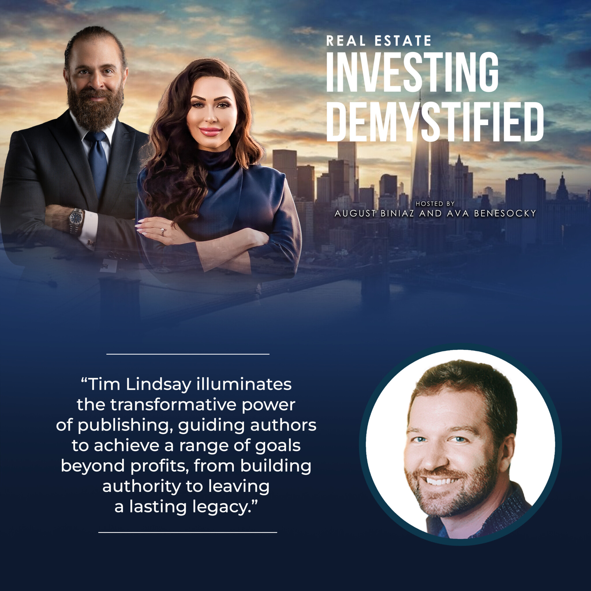 Real Estate Investing Demystified | Tim Lindsay | Publishing A Book