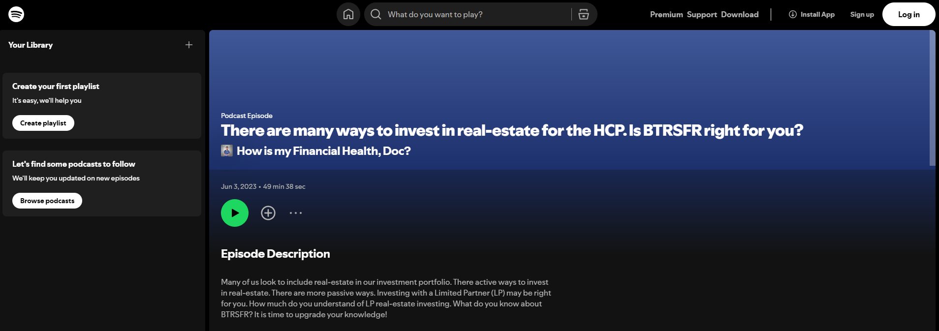 There are many ways to invest in real-estate for the HCP. Is BTRSFR right for you?