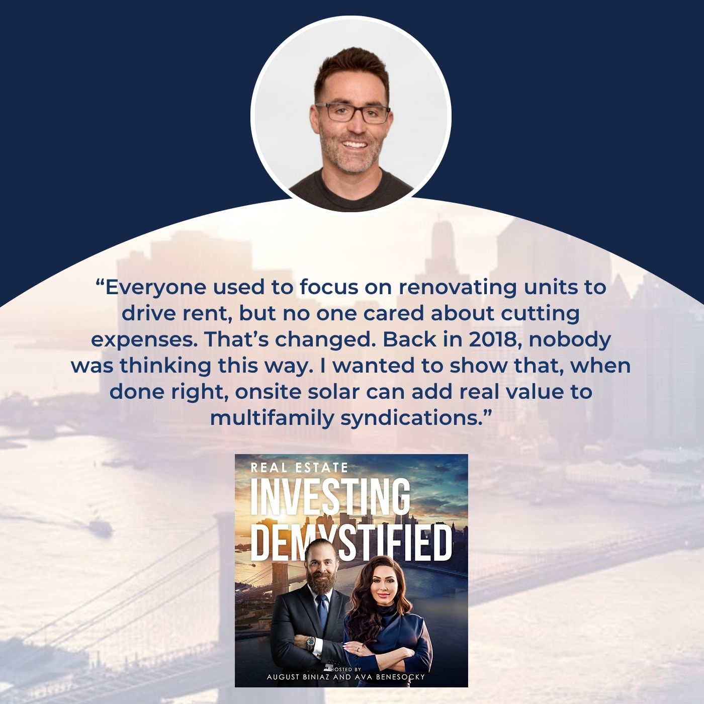 Real Estate Investing Demystified | Owen Barrett | Solar Panels For Apartment